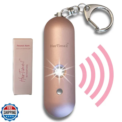 HerTime2 Personal Safety Alarm – Travel Safe Waterproof – Gift for Women Coll