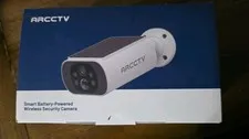 ARCCTV Wireless Solar Battery Powered Security Camera Outdoor Color Night Vision