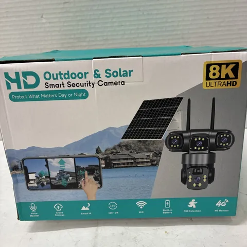 HD Outdoor & Solar Smart Security Camera 8K Ultra HD WiFi/4G Model Q20-3L