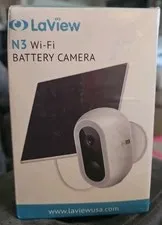 Laview N3 2K Solar Security Camera Solar Panel Battery WiFi Outdoor Waterproof 