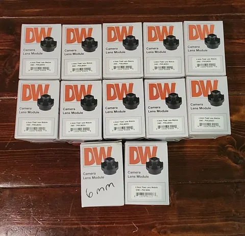11 Digital Watchdog DWC-PVXLMOD4 Lenses & 1 Digital Watchdog DWC-PVXLMOD6 Lens
