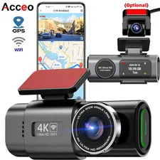 4K Dash Cam B53P WiFi GPS IMX415 24H Parking Rear 1080P Optional