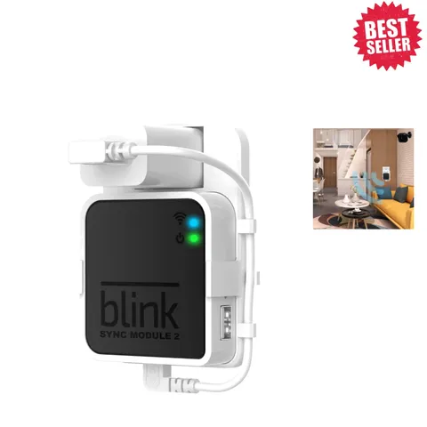 Durable Outlet Mount for Blink Sync Module 2 - Flexible and Portable Solution