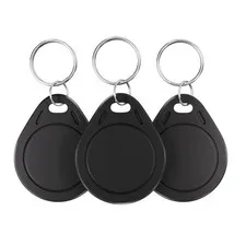 10pcs RFID Key Fobs 125khz RFID Writable T5577 fob tag T5577 Proximity ID Car...