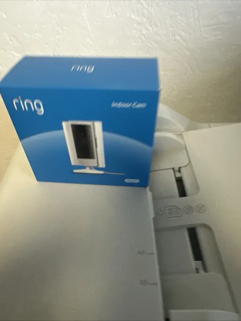 Ring Indoor Cam 2nd Gen Plug-In 1080p HD WiFi Security Camera White Ships Free