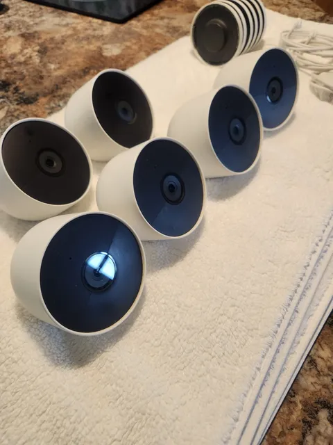 Google Nest Cam Outdoor or Indoor Battery-Powered Set Of 6