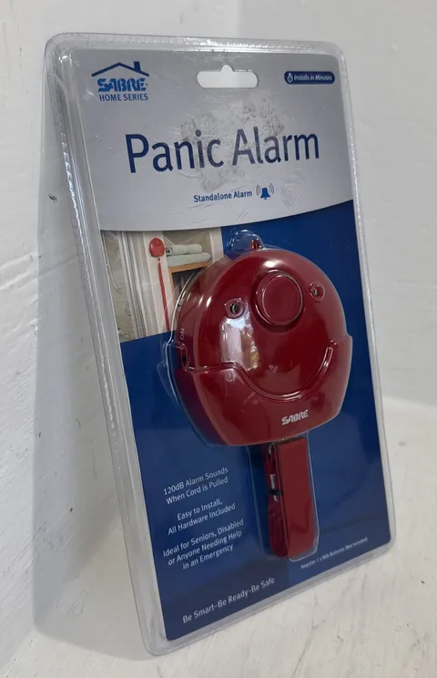 NEW Sabre Home Series HS-PA Standalone Panic Alarm 120dB Installs in Minute NIB
