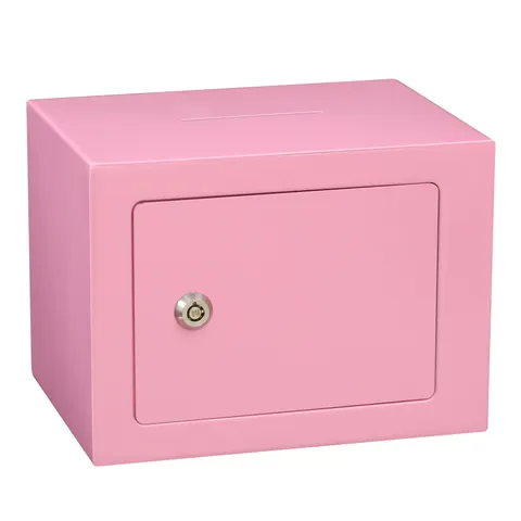 Small Safe Box 0.24 Cuft 9.05 x 6.7 x 6.7 inches Wall Safe for Home Office