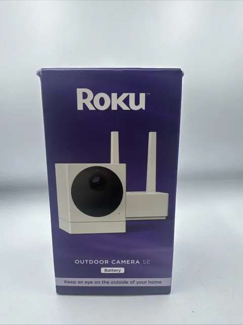 Roku Outdoor Camera for Home Security - IP65 Weather Resistance Wireless