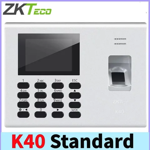 ZKteco K40 Access Control TCP/IP Clock Biometric Fingerprint Time Attendance USA