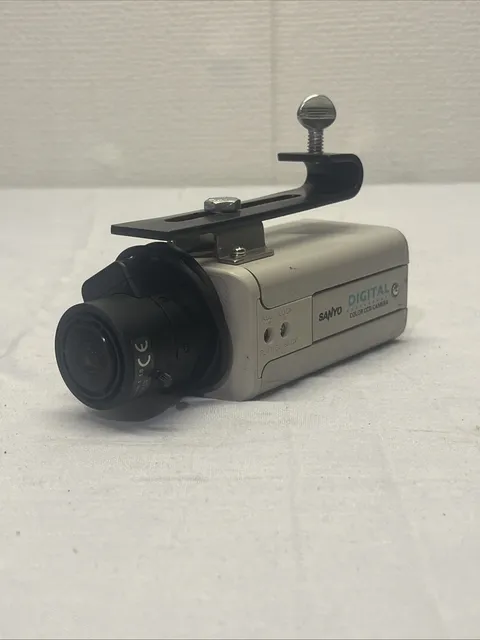 Vintage Sanyo VCC-6574A Surveillance Color Camera W/ 3-8mm Lens Security