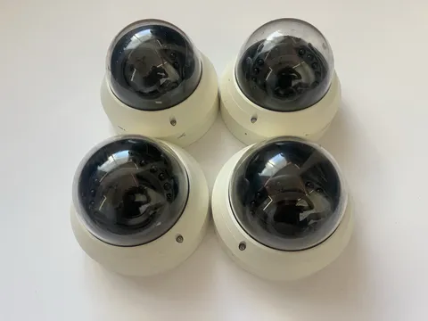 *LOT OF 4* Samsung Hanwha SND-7084RN 3MP IR Network Dome Camera Tested/Working
