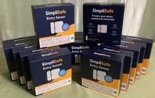 LOT OF 15 BOXES SIMPLISAFE  ES3 ENTRY SENSOR WHITE NEW