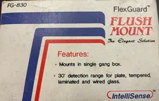 FlexGuard FG-830 Flush Mount Glass Break Sensor