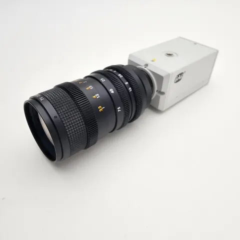JAI CV-S3200 Industrial Camera w/ 12.5-75mm TV Zoom Lens Machine Vision