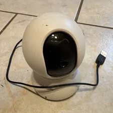 Dreams 1080p Indoor IP Security Camera Wi-Fi USB Powered White Google Assistant