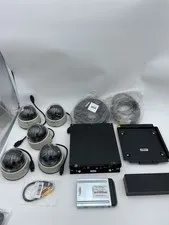Seon Trooper TL4 DVR Surveillance System With 5 CQ903A Cameras & Wiring Bus CCTV