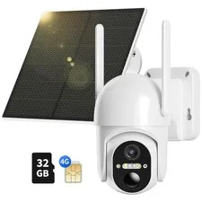 Effortless Outdoor Monitoring with 4G LTE Solar Camera - Night & Day Clarity
