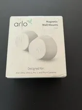 Arlo Magnetic Wall Mounts Retail Set of 2 for Ultra, Ultra 2 Pro 3 & Pro 4