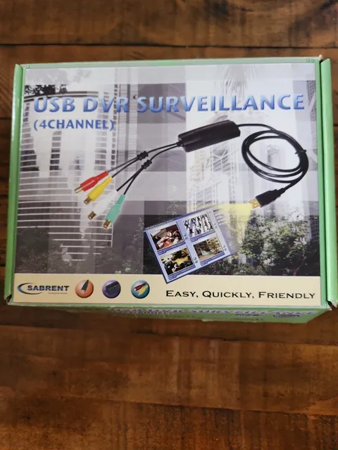 Sabrent USB DVR Surveillance 4CH Video Adapter SBT-4 CHDVR  Windows