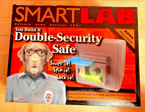 SmartLab Double Security Safe Kit New Sealed STEM Lock Box Toy