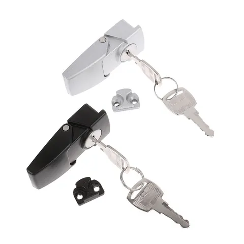 Cabinet Coated Metal Hasp Latch DK604 Security Toggle Lock With Two Keys A2