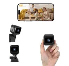 Mini Indoor Pet Camera, 1080P HD Offline Recording, 6-Hour Battery