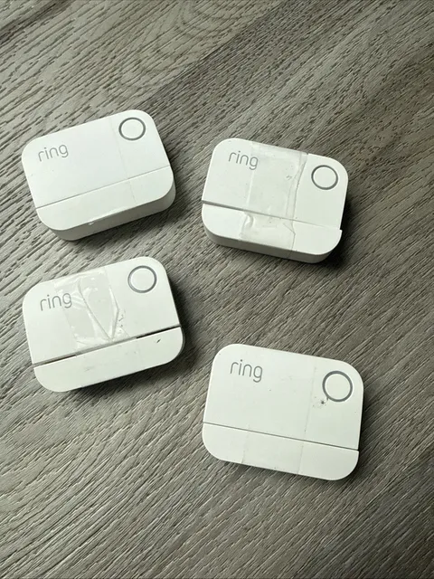 Lot of 4 Ring Alarm Contact Sensors 2nd Gen Wireless Sensor Door & Window 5AT3S2