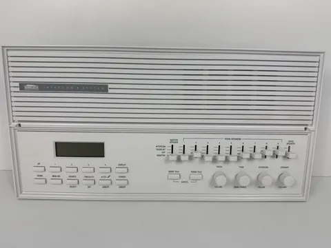 Broan KN352 Master Intercom System AM/FM Radio Digital Clock Whole House Tested