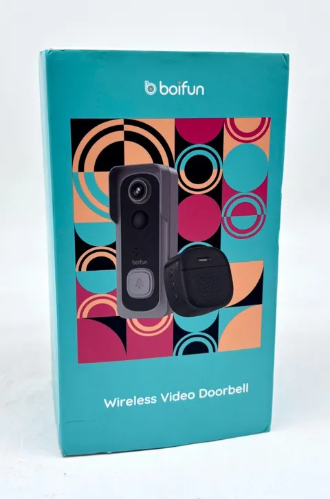 BOIFUN Bell J1 Wireless Video Doorbell 2.4GHz WiFi Security Camera