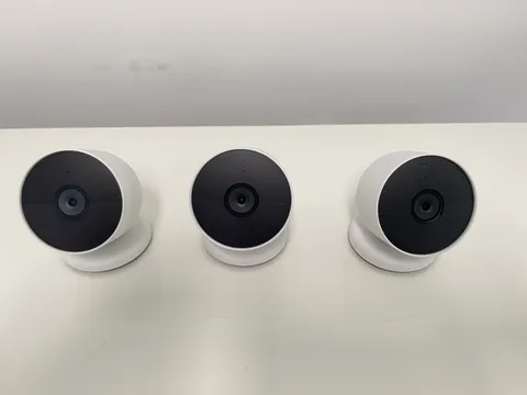 Google G3AL9 Nest Cam 1080p Indoor/Outdoor Security Camera - 3 Pack
