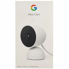 Google indoor Nest Security Cam 1080p (Wired) - 2nd Generation - Snow