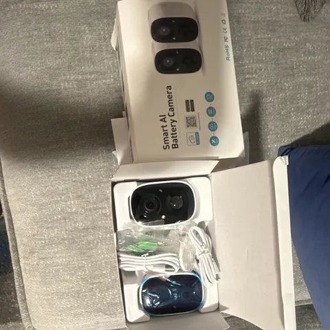 Smart AI Battery Camera 2-Pack Wireless Wi-Fi 1080p IP Cameras Alexa Live View