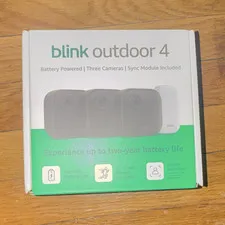 Blink Outdoor 4 Wireless Battery Outdoor Cameras 3-Pack w/ Sync Module