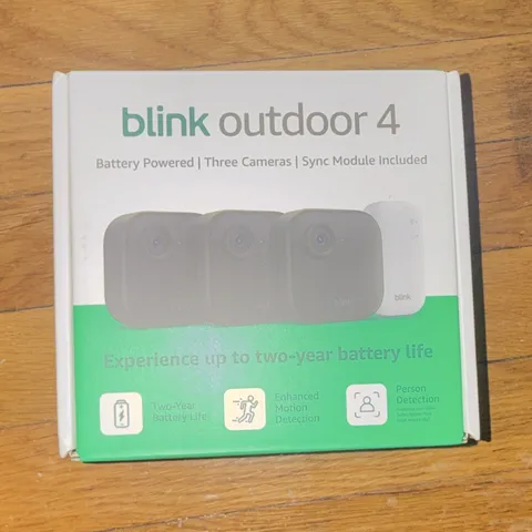 Blink Outdoor 4 Wireless Battery Outdoor Cameras 3-Pack w/ Sync Module