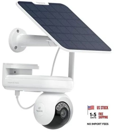 4K Solar Camera Outdoor Wireless ColorX Night Vision Altas PT Ultra | White