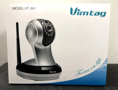 Vimtag VT-361 IP Security Camera Night Vision 720P HD WiFi Wireless