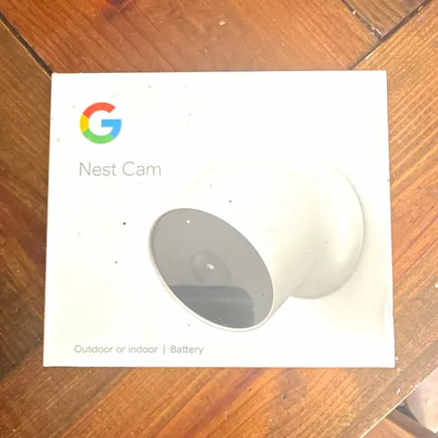 Google Nest Cam Battery Indoor/Outdoor Wireless Wi‑Fi Night Vision 1080p White