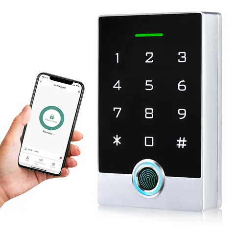 Wireless WiFi TUYA Access Control System, Fingerprint Password Stand-Alone Do...