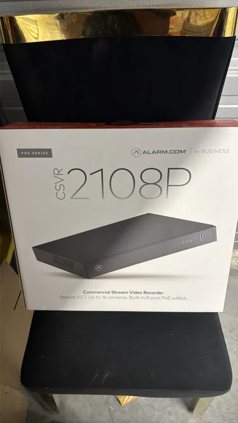 Alarm.com CSVR2108P Commercial Stream Video Recorder 8-Port PoE