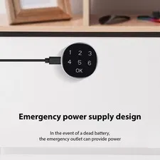 Digital Cabinet Lock With Combination Zinc Alloy Drawer Safe Smart Security MMZX