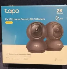TP-Link Tapo C211 2K Pan Tilt Indoor Security Camera 2-Pack Baby Pet Monitor NEW