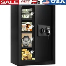 Large Fireproof Safe Digital Combination Lock Anti-Theft Alarm Home Security New