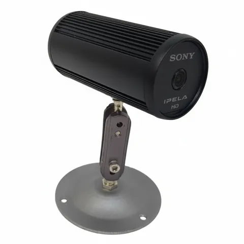 Security Camera Sony IPELA HD Compact Cylinder w/ Ceiling Mount Untested *READ*