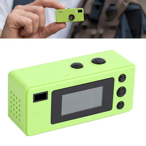 Mini Keychain Camera Thumb Camera 1080P HD 130 Degree Built In Light For Travel
