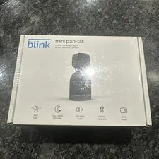 Blink Mini Pan-Tilt Rotating Indoor Plug-in Smart Security Camera, NEW/SEALED