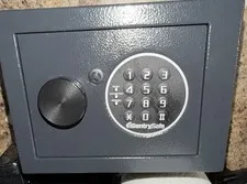 SentrySafe Electronic Digital Keypad Home Security Safe with Override Key Lock