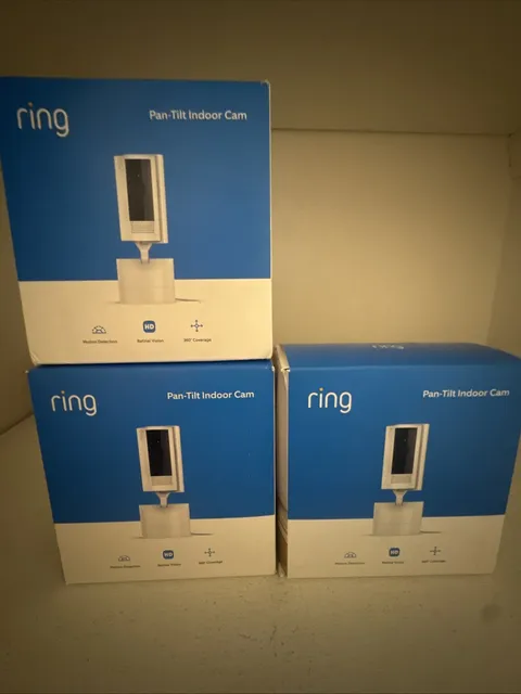Ring Pan-Tilt Indoor Camera (3 PACK)