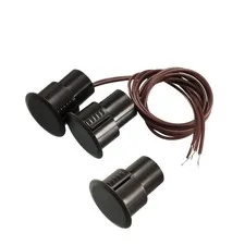 2pcs NC Recessed Wired Security Door Sensor Alarm RC-36 Magnetic Reed Switch