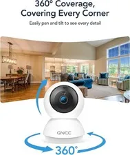 Advanced 2K WiFi Indoor Security Camera 2.4/5GHz Home Baby Pet Monitor Motion